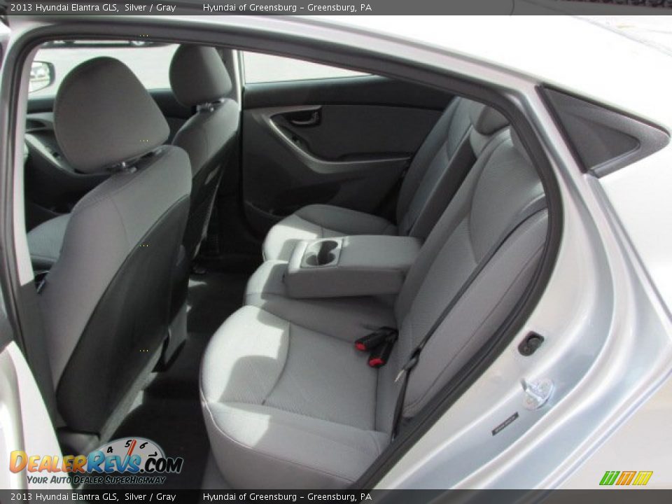 2013 Hyundai Elantra GLS Silver / Gray Photo #10