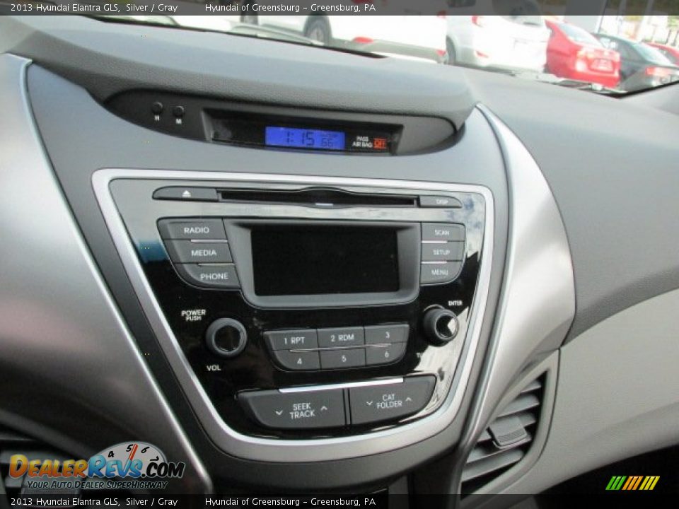 2013 Hyundai Elantra GLS Silver / Gray Photo #11
