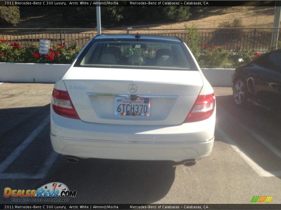 2011 Mercedes-Benz C 300 Luxury Arctic White / Almond/Mocha Photo #3