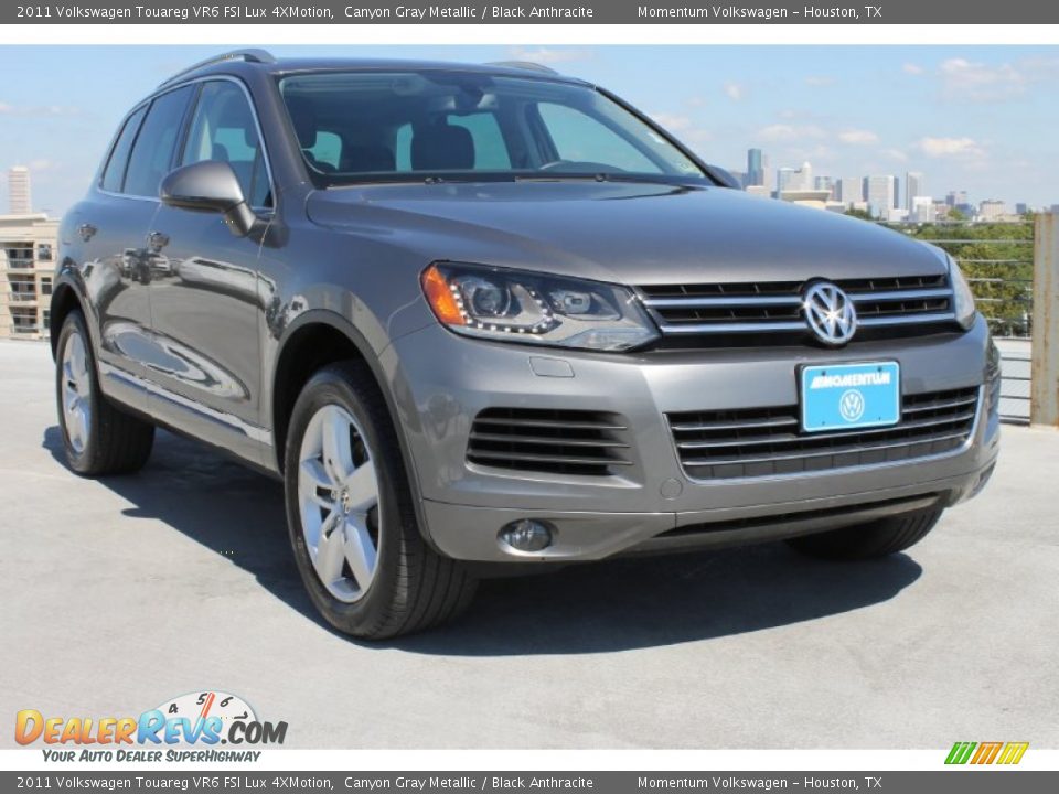 2011 Volkswagen Touareg VR6 FSI Lux 4XMotion Canyon Gray Metallic / Black Anthracite Photo #1