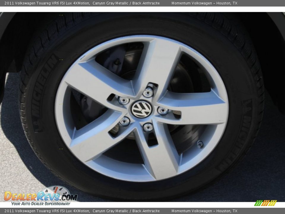 2011 Volkswagen Touareg VR6 FSI Lux 4XMotion Canyon Gray Metallic / Black Anthracite Photo #4