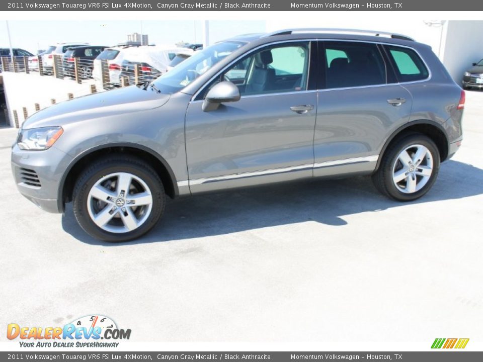 2011 Volkswagen Touareg VR6 FSI Lux 4XMotion Canyon Gray Metallic / Black Anthracite Photo #5