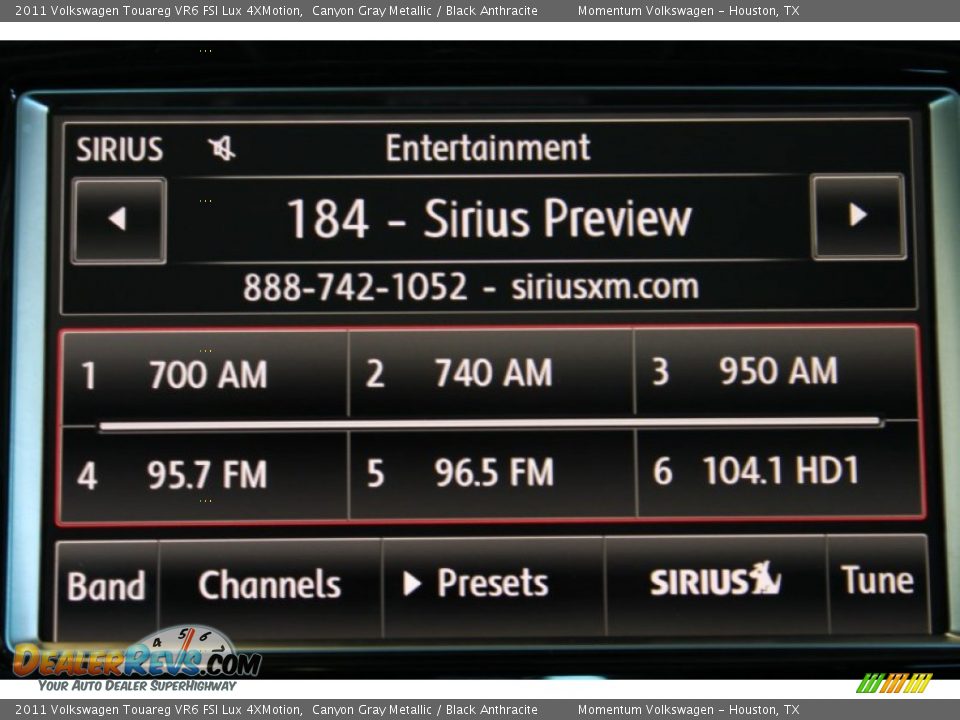 2011 Volkswagen Touareg VR6 FSI Lux 4XMotion Canyon Gray Metallic / Black Anthracite Photo #23