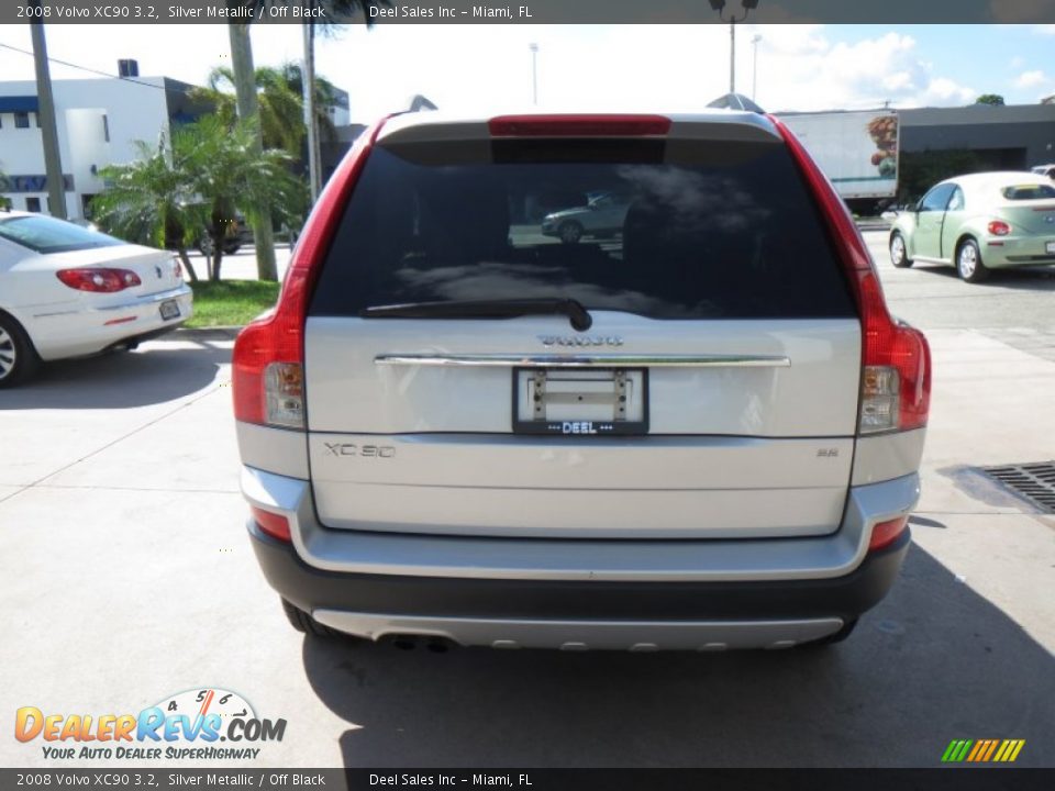 2008 Volvo XC90 3.2 Silver Metallic / Off Black Photo #4