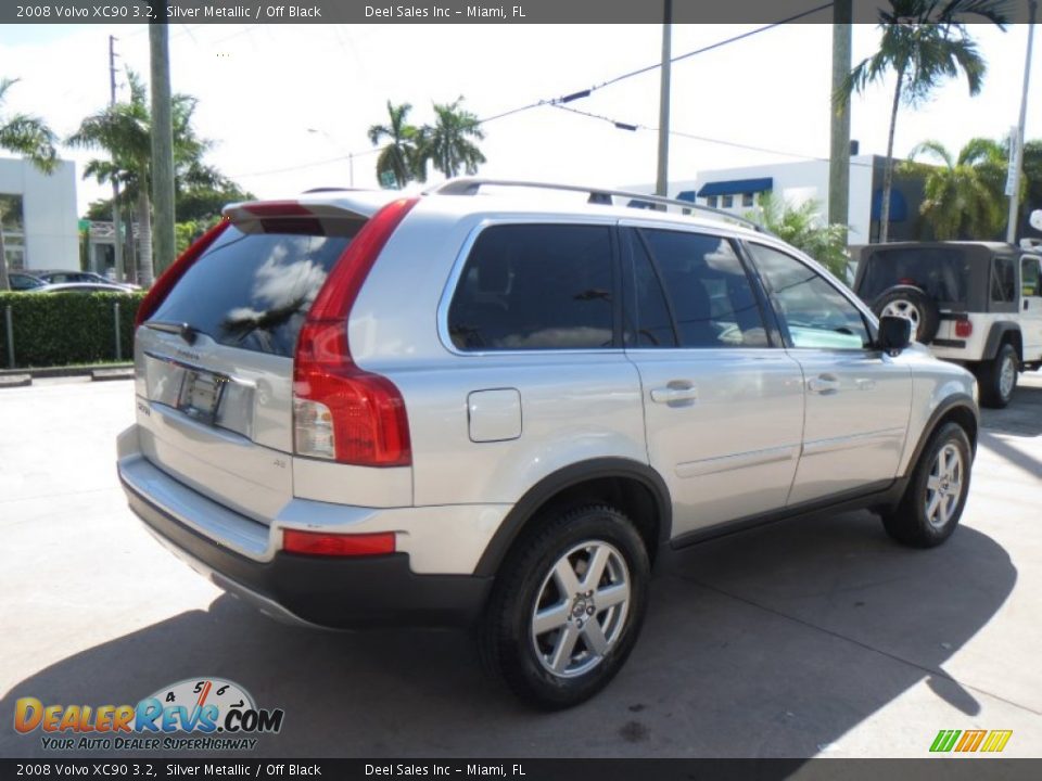 2008 Volvo XC90 3.2 Silver Metallic / Off Black Photo #5