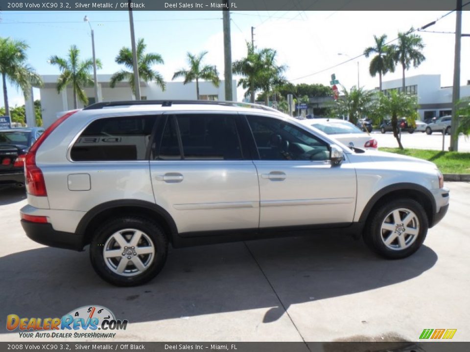 2008 Volvo XC90 3.2 Silver Metallic / Off Black Photo #6