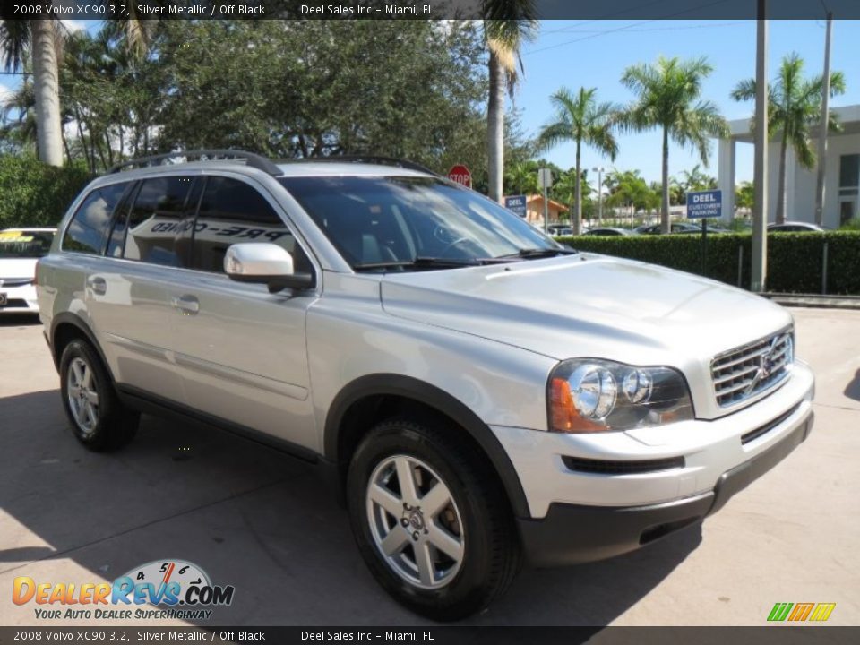 2008 Volvo XC90 3.2 Silver Metallic / Off Black Photo #7