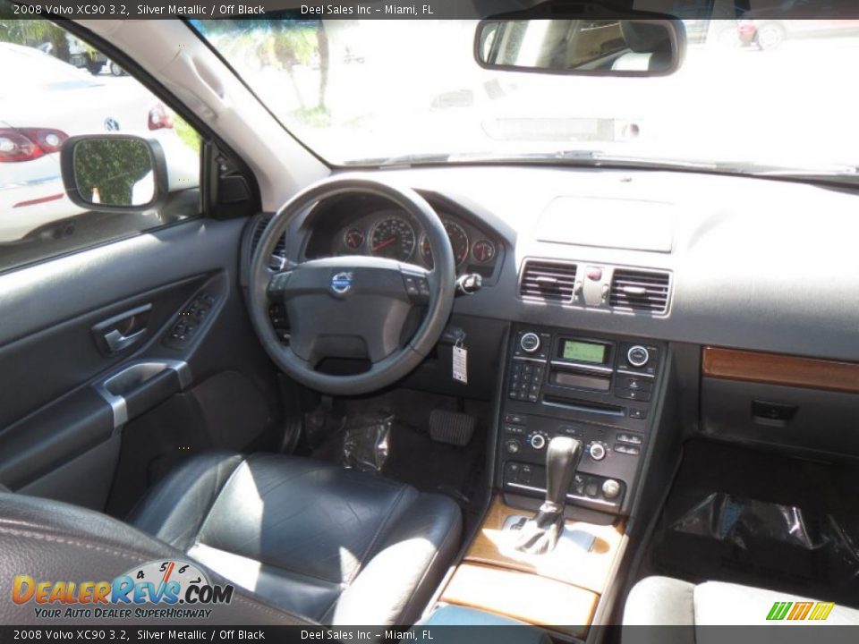 2008 Volvo XC90 3.2 Silver Metallic / Off Black Photo #13
