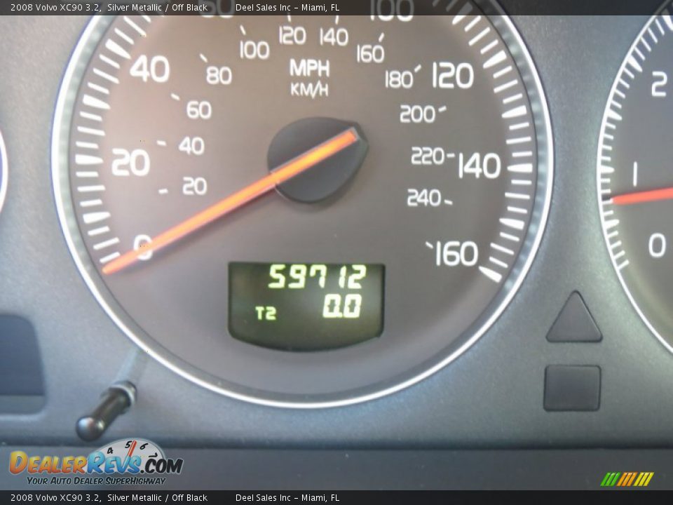 2008 Volvo XC90 3.2 Silver Metallic / Off Black Photo #16