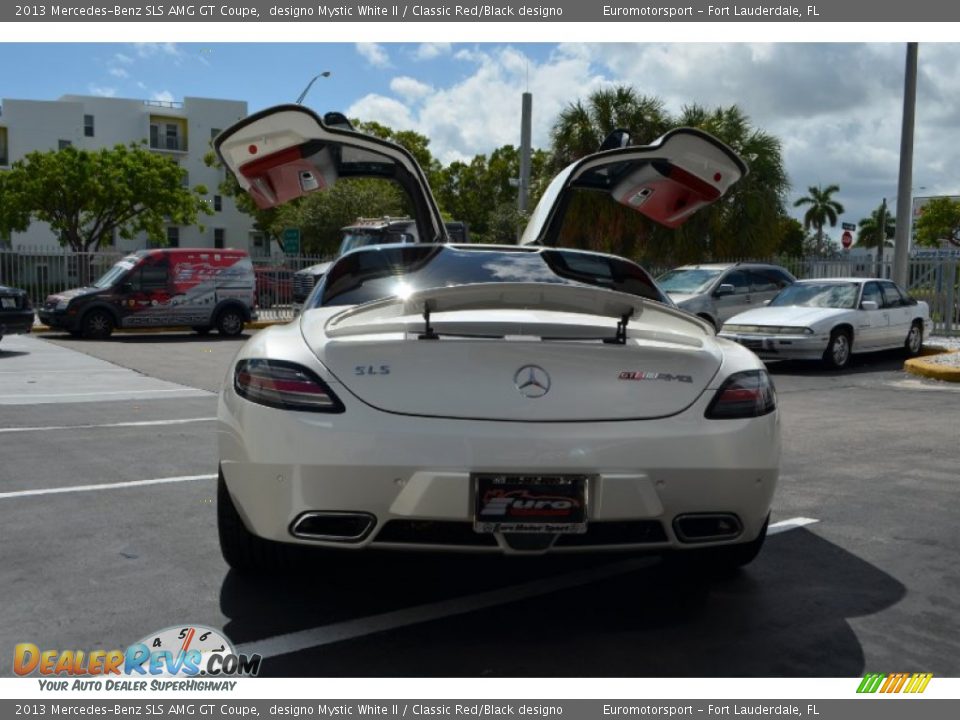2013 Mercedes-Benz SLS AMG GT Coupe designo Mystic White II / Classic Red/Black designo Photo #5