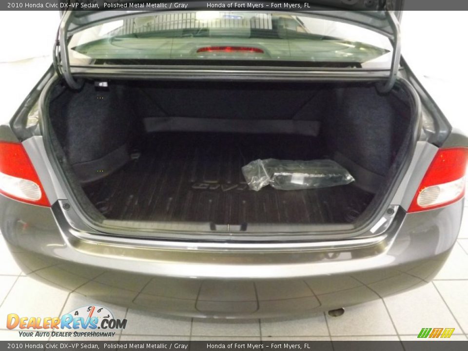 2010 Honda Civic DX-VP Sedan Polished Metal Metallic / Gray Photo #24