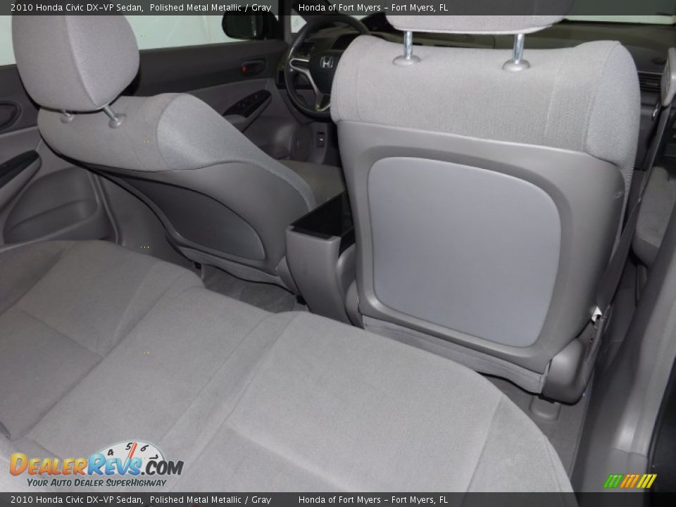 2010 Honda Civic DX-VP Sedan Polished Metal Metallic / Gray Photo #26