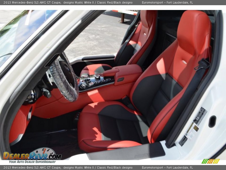 Classic Red/Black designo Interior - 2013 Mercedes-Benz SLS AMG GT Coupe Photo #18