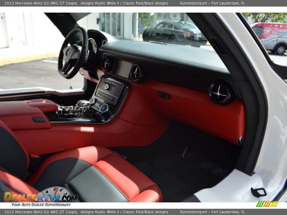 2013 Mercedes-Benz SLS AMG GT Coupe designo Mystic White II / Classic Red/Black designo Photo #21