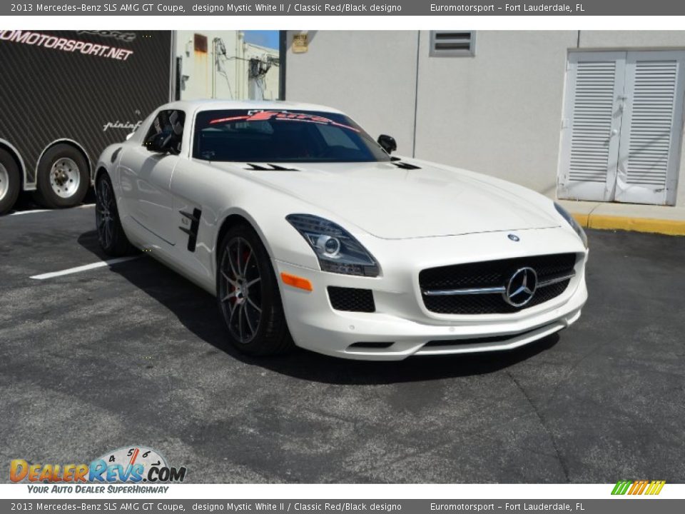 2013 Mercedes-Benz SLS AMG GT Coupe designo Mystic White II / Classic Red/Black designo Photo #25