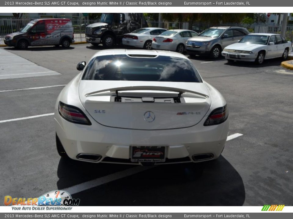 2013 Mercedes-Benz SLS AMG GT Coupe designo Mystic White II / Classic Red/Black designo Photo #26