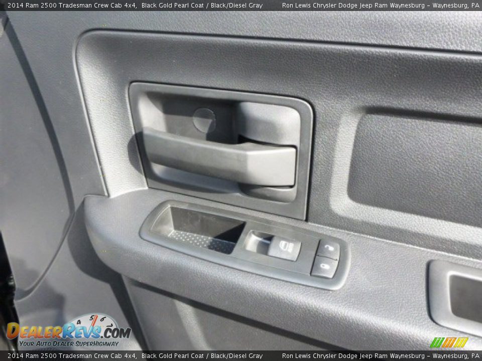 2014 Ram 2500 Tradesman Crew Cab 4x4 Black Gold Pearl Coat / Black/Diesel Gray Photo #7