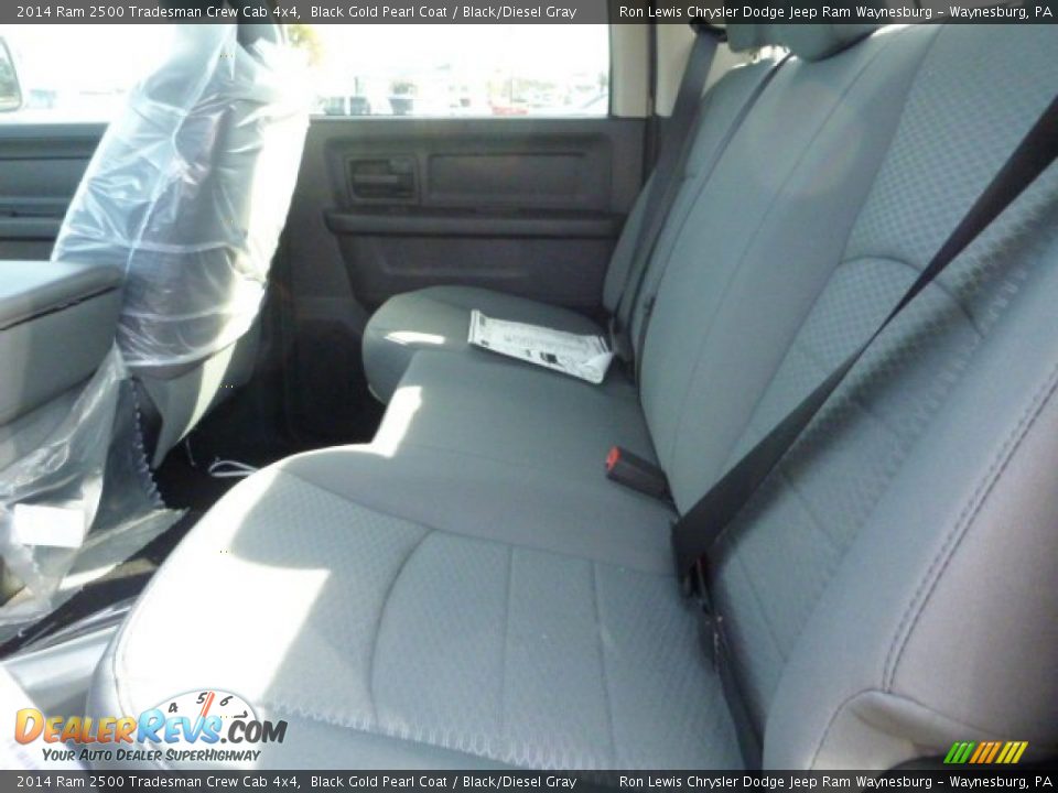 2014 Ram 2500 Tradesman Crew Cab 4x4 Black Gold Pearl Coat / Black/Diesel Gray Photo #12