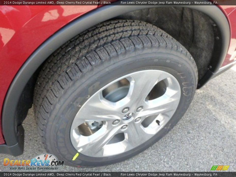 2014 Dodge Durango Limited AWD Deep Cherry Red Crystal Pearl / Black Photo #9