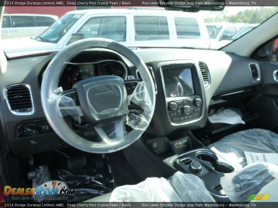 2014 Dodge Durango Limited AWD Deep Cherry Red Crystal Pearl / Black Photo #12
