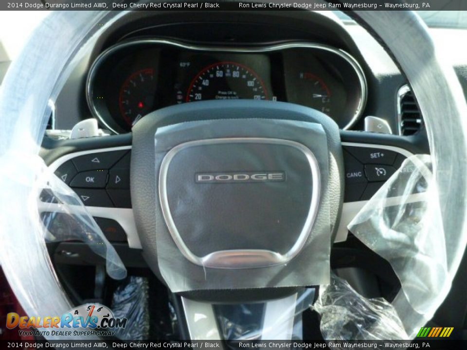 2014 Dodge Durango Limited AWD Deep Cherry Red Crystal Pearl / Black Photo #18