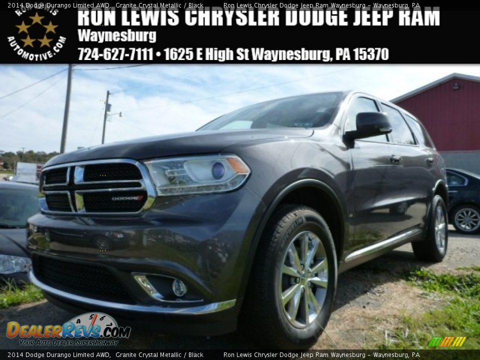 2014 Dodge Durango Limited AWD Granite Crystal Metallic / Black Photo #1