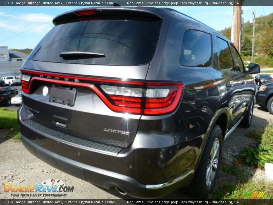 2014 Dodge Durango Limited AWD Granite Crystal Metallic / Black Photo #5
