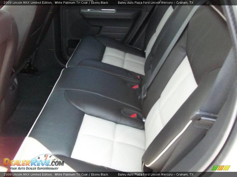2009 Lincoln MKX Limited Edition White Platinum Tri Coat / Ebony Black Photo #4