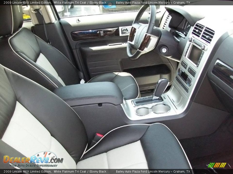 2009 Lincoln MKX Limited Edition White Platinum Tri Coat / Ebony Black Photo #7
