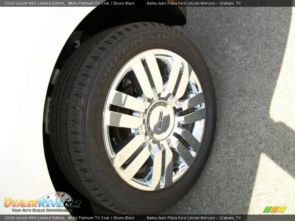 2009 Lincoln MKX Limited Edition White Platinum Tri Coat / Ebony Black Photo #8