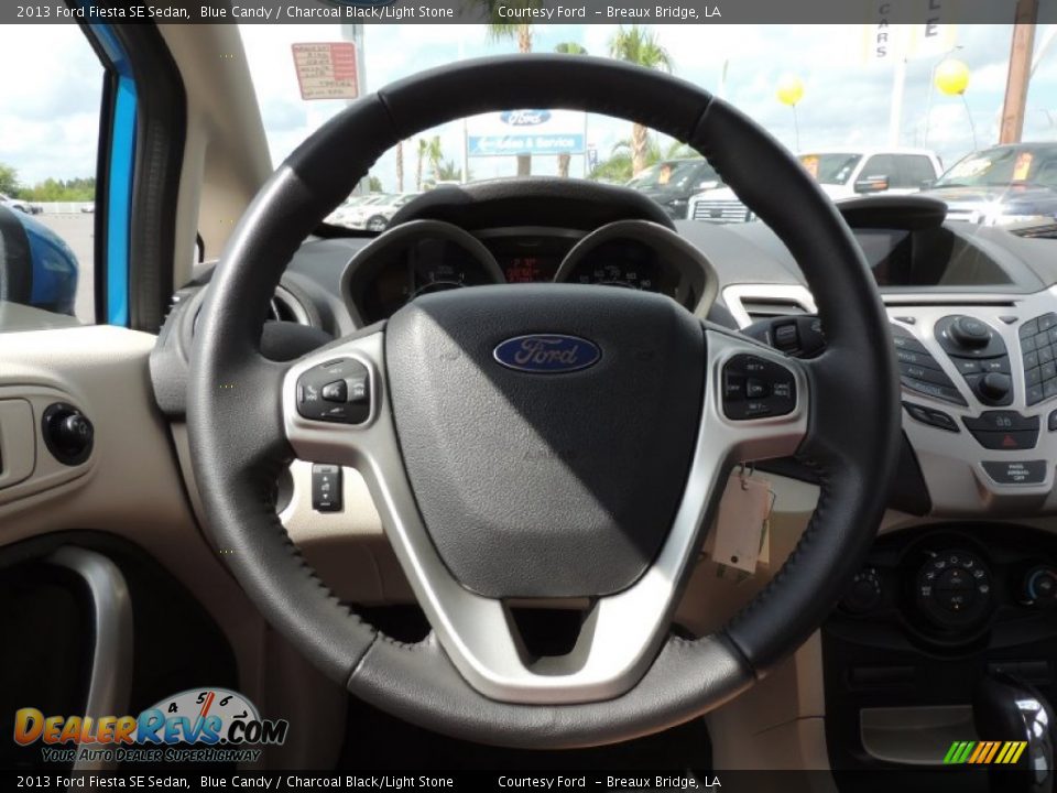 2013 Ford Fiesta SE Sedan Blue Candy / Charcoal Black/Light Stone Photo #15