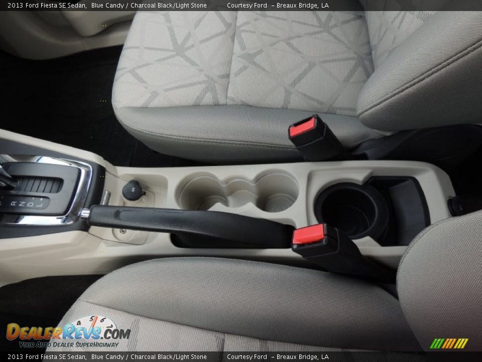 2013 Ford Fiesta SE Sedan Blue Candy / Charcoal Black/Light Stone Photo #22