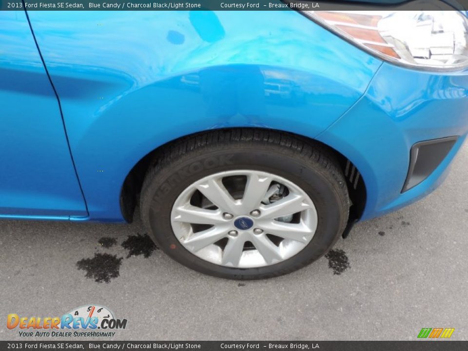 2013 Ford Fiesta SE Sedan Blue Candy / Charcoal Black/Light Stone Photo #23