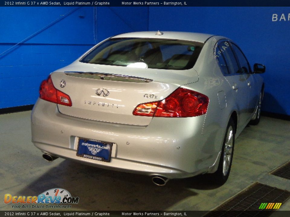 2012 Infiniti G 37 x AWD Sedan Liquid Platinum / Graphite Photo #7