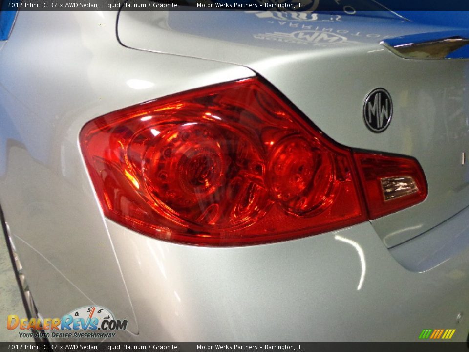 2012 Infiniti G 37 x AWD Sedan Liquid Platinum / Graphite Photo #8