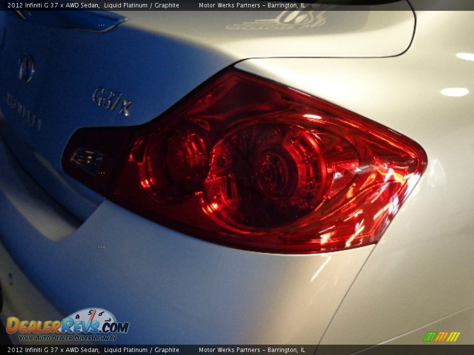 2012 Infiniti G 37 x AWD Sedan Liquid Platinum / Graphite Photo #14