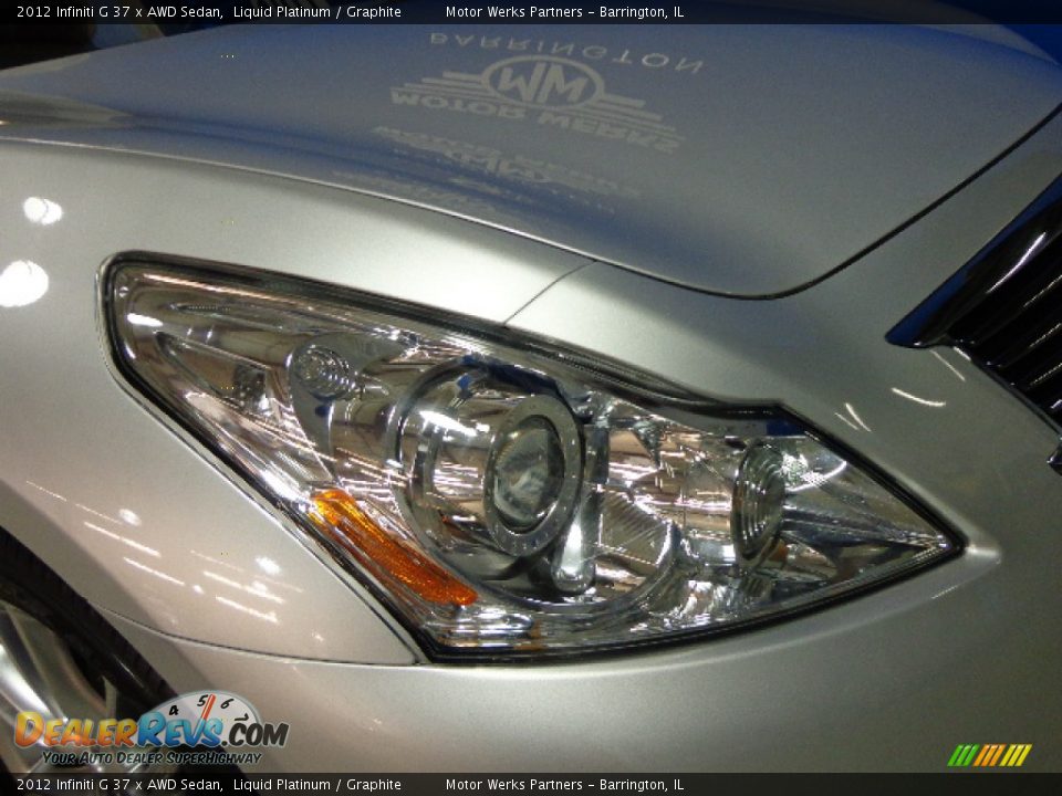 2012 Infiniti G 37 x AWD Sedan Liquid Platinum / Graphite Photo #15