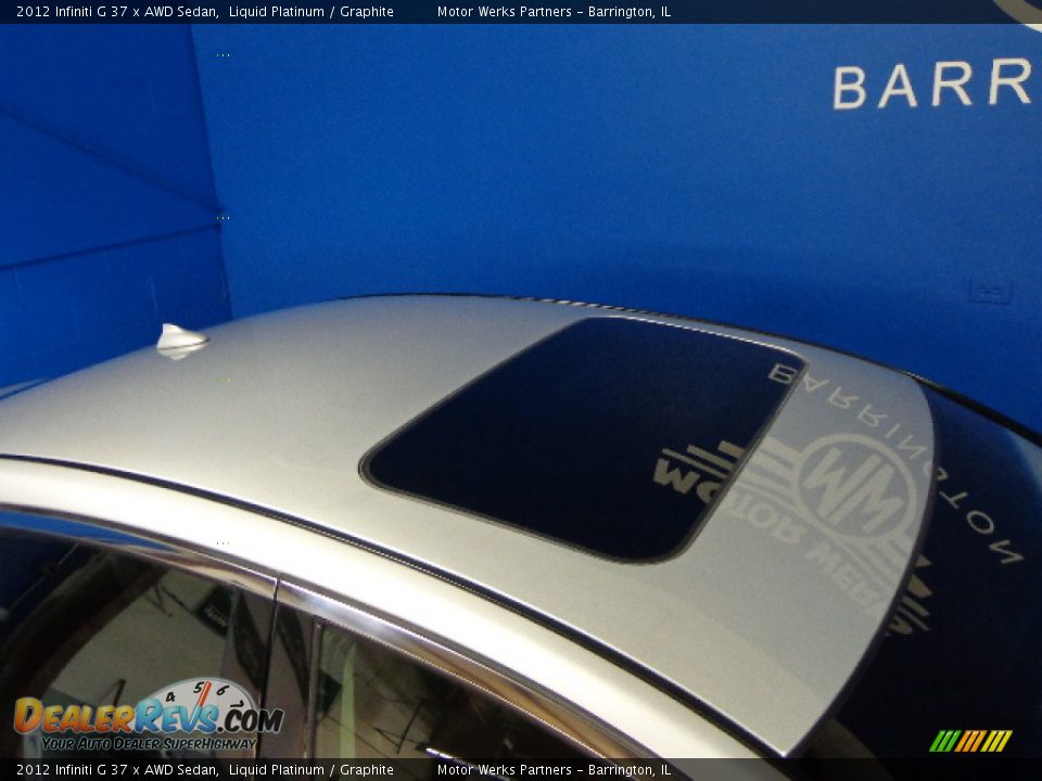 2012 Infiniti G 37 x AWD Sedan Liquid Platinum / Graphite Photo #16