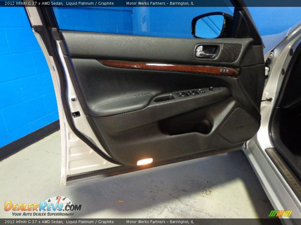 2012 Infiniti G 37 x AWD Sedan Liquid Platinum / Graphite Photo #20