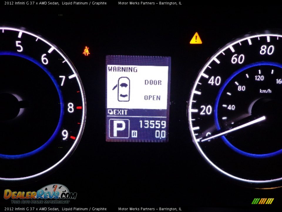 2012 Infiniti G 37 x AWD Sedan Liquid Platinum / Graphite Photo #22