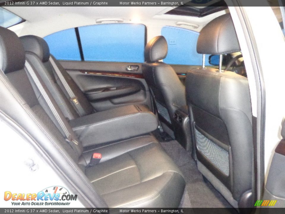 2012 Infiniti G 37 x AWD Sedan Liquid Platinum / Graphite Photo #29