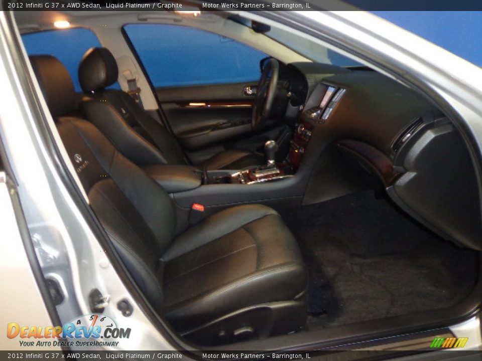 2012 Infiniti G 37 x AWD Sedan Liquid Platinum / Graphite Photo #30