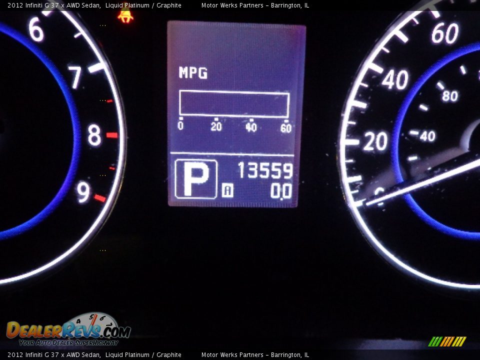 2012 Infiniti G 37 x AWD Sedan Liquid Platinum / Graphite Photo #32