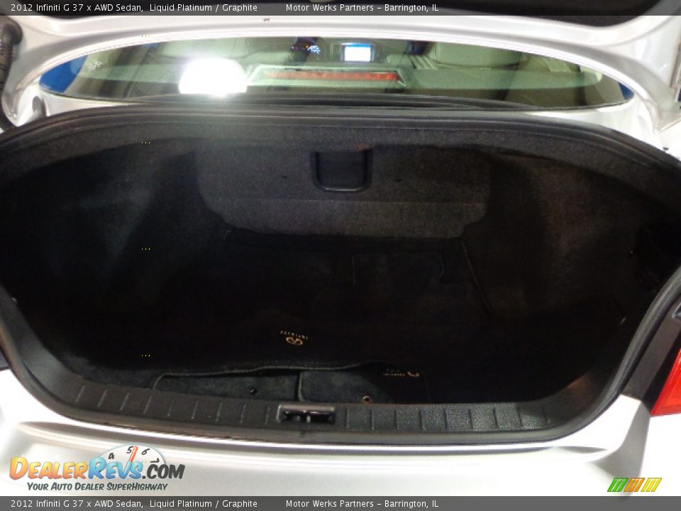 2012 Infiniti G 37 x AWD Sedan Liquid Platinum / Graphite Photo #36