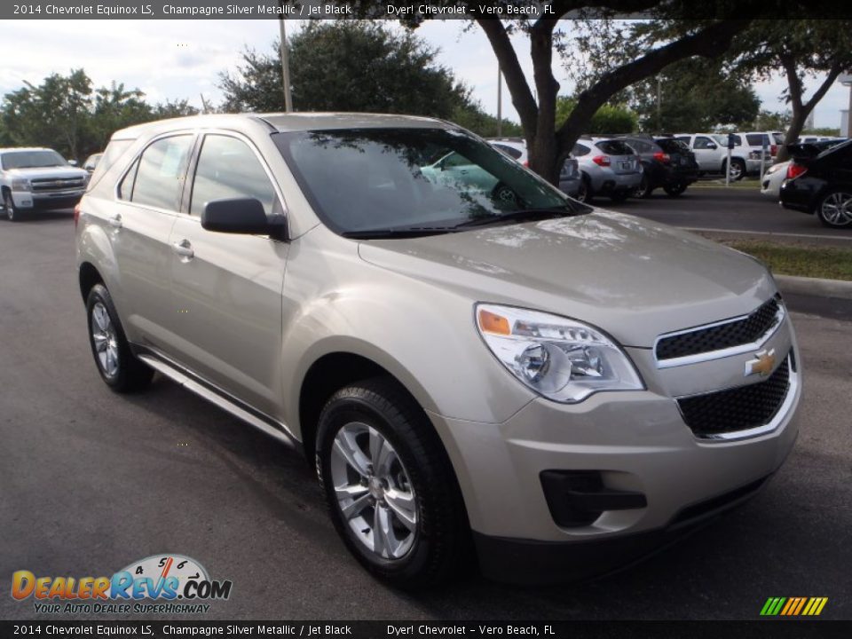 2014 Chevrolet Equinox LS Champagne Silver Metallic / Jet Black Photo #1