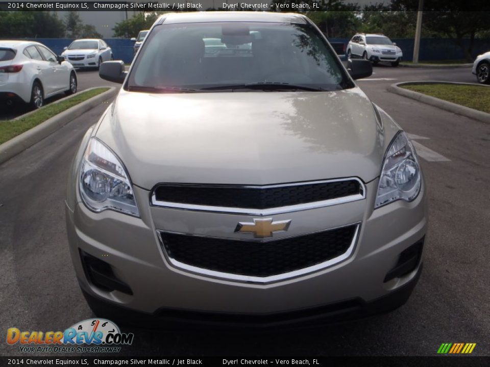 2014 Chevrolet Equinox LS Champagne Silver Metallic / Jet Black Photo #2