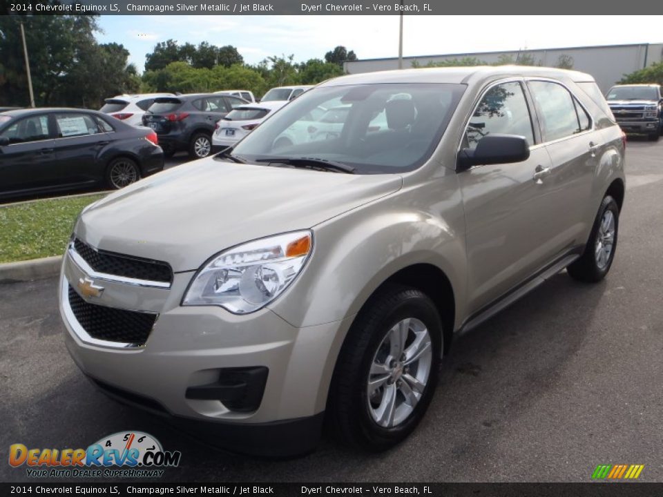 2014 Chevrolet Equinox LS Champagne Silver Metallic / Jet Black Photo #3