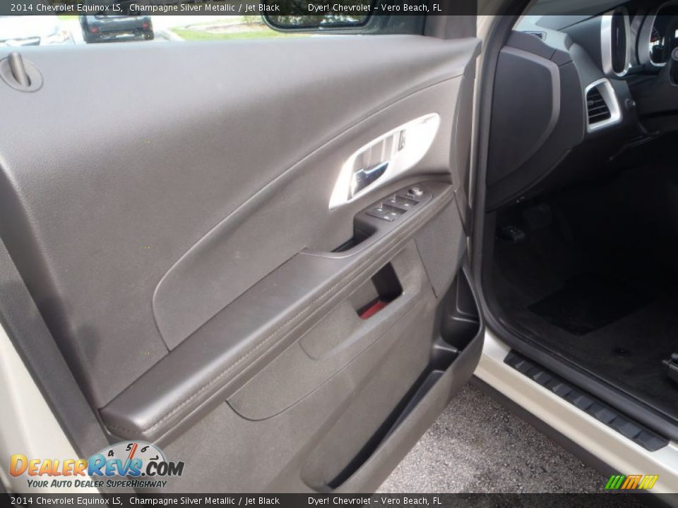 2014 Chevrolet Equinox LS Champagne Silver Metallic / Jet Black Photo #9