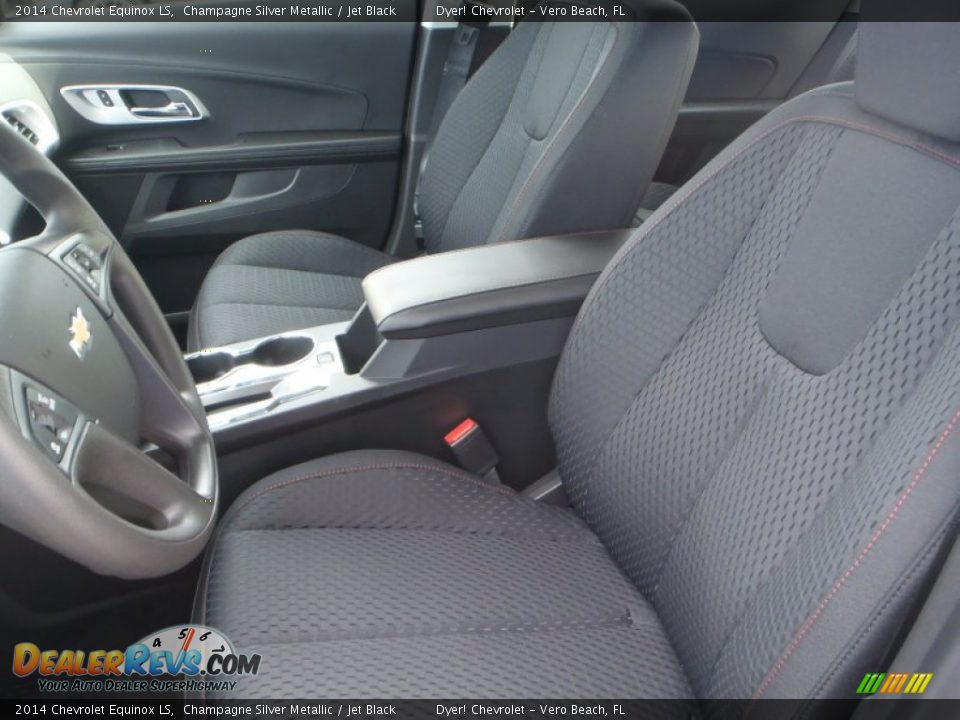 2014 Chevrolet Equinox LS Champagne Silver Metallic / Jet Black Photo #10