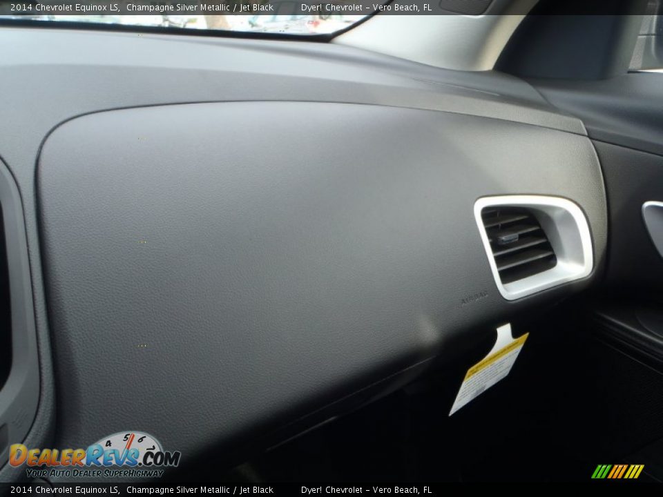 2014 Chevrolet Equinox LS Champagne Silver Metallic / Jet Black Photo #16